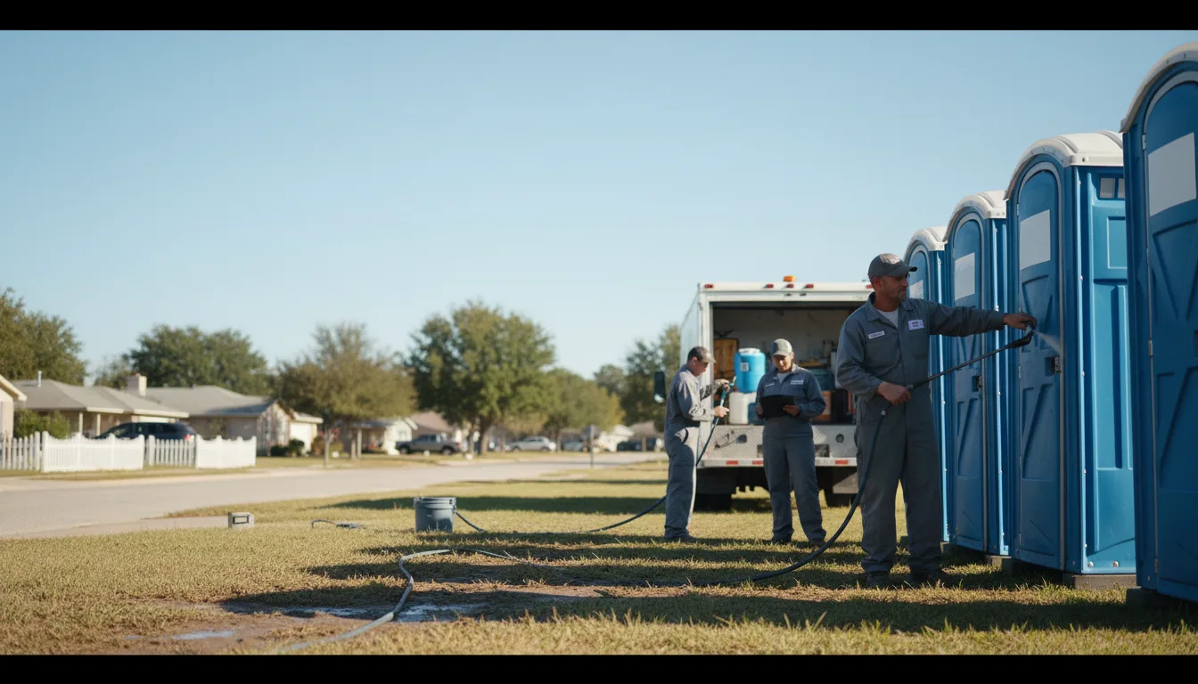 Long-Term Portable Toilet Rental in Lansing, IL near me
